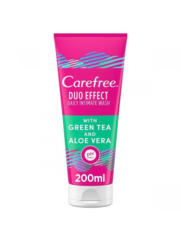 Intimate Wash Deo Effect Green Tea & Aloe Vera Carefree 200ml