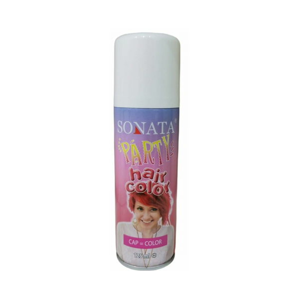 Sonata Temporary Hair Dye Spray, White, 125 ml