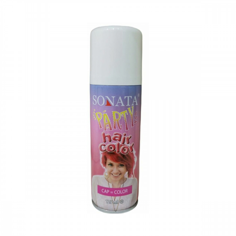 Sonata Temporary Hair Dye Spray, White, 125 ml