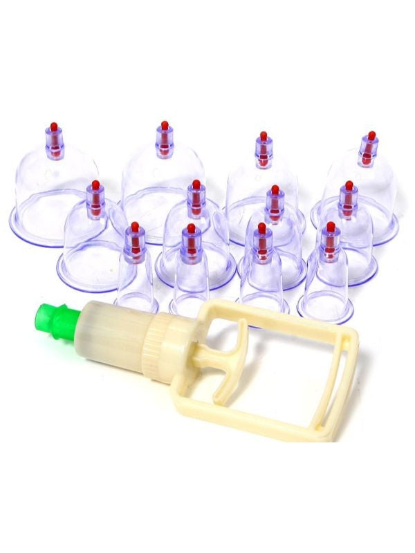 First Step Cupping Therapy Set - 12 Cups - Muscle Tension Support
