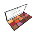 Technic Paint Butter and Jelly Eyeshadow Palette, 15 Colors, 30g