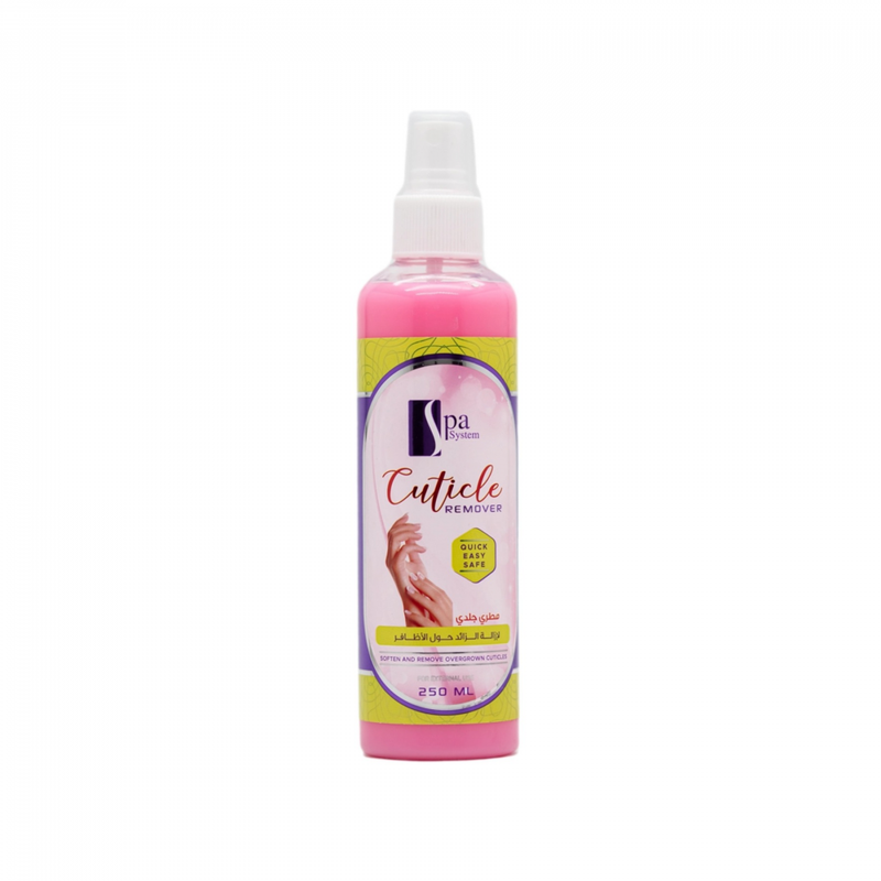 Spa System Cuticle Remover Liquid, Moisturizing Formula, 250ml