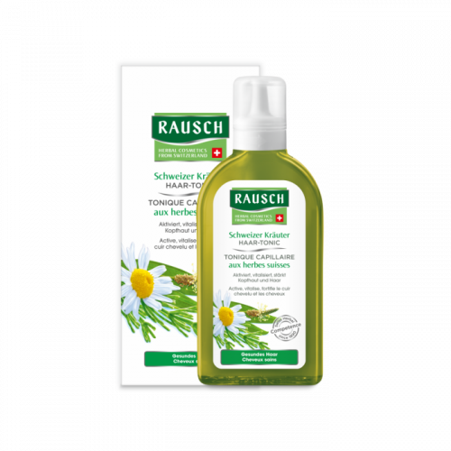 Rausch Herbal Strengthening Scalp Tonic with Swiss Herbal Extracts, 200 ml