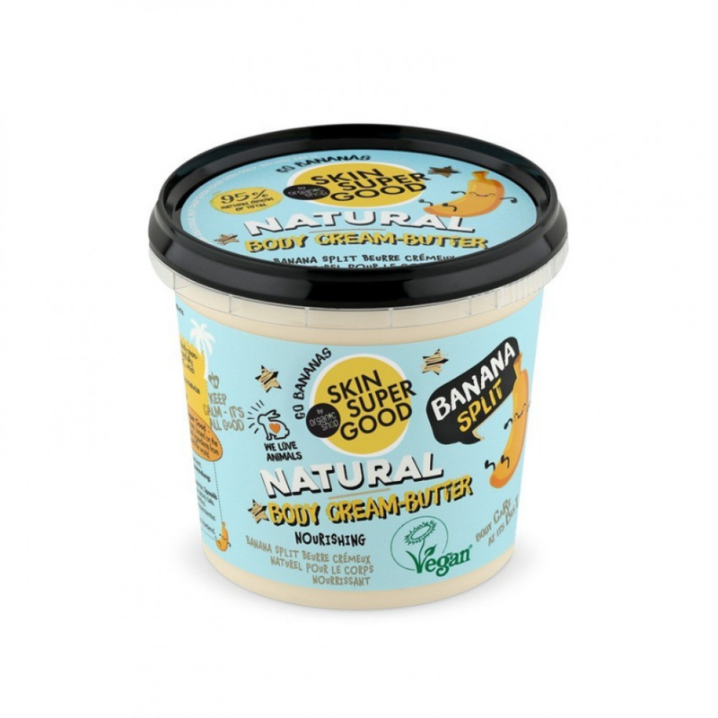 Organic Shop Banana Butter Body Cream, Moisturizing, 360ml