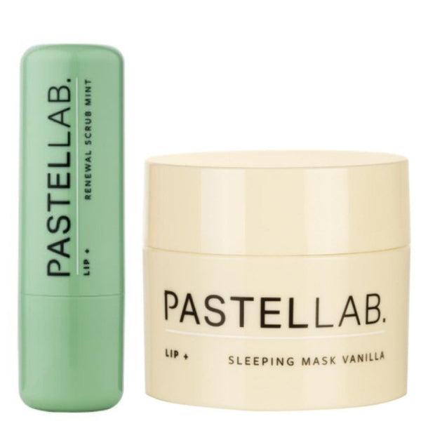 Pastel Lip Scrub & Hydrating Mask Set - 2 Pieces