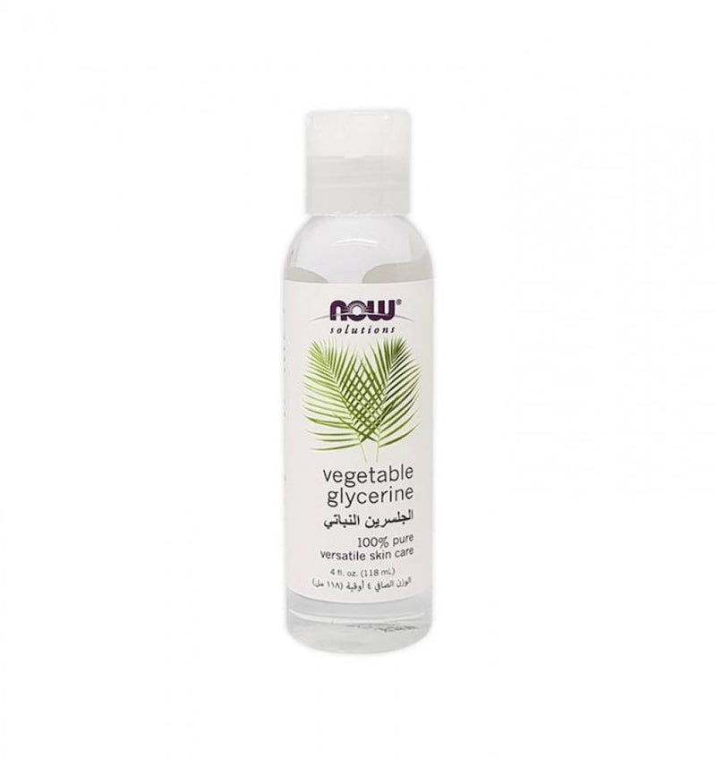 Now Vegetable Glycerin Skin Oil, 100% Natural Moisturizer, 118 ml