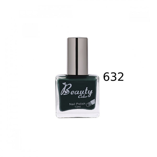 Beauty Color Nail Polish 632 High-Coverage Glossy Finish 8ml