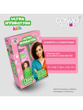 Cosmo Bounz Ultra Hydration Kids Set Curly Hair Shampoo Conditioner 2 x 400ml