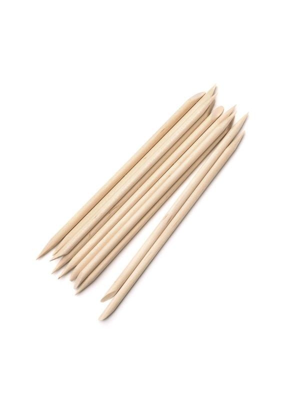 Salon System Wooden Nail Sticks - 12 Pieces