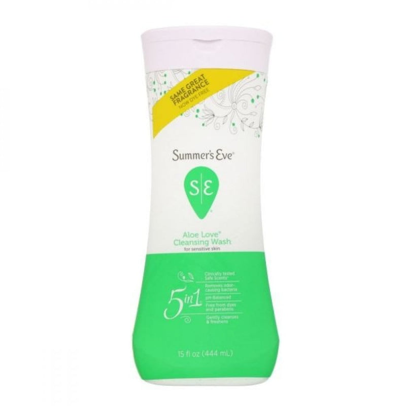 Summer's Eve Intimate Wash, Aloe Vera Scent, pH Balanced, 444ml