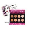 Look Rainbow Contour Palette 8 Colors No. 02 Face Defining Makeup