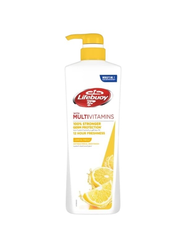 Lifebuoy Lemon Fresh Antibacterial Body Wash - Multivitamin, 700ml