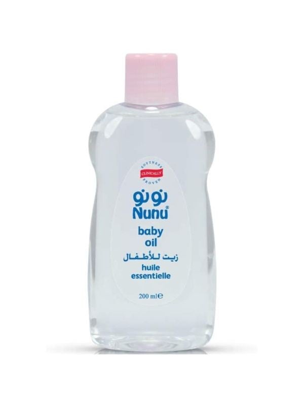 Baby Oil Fast-Absorbing Non-Greasy Nunu 200ml