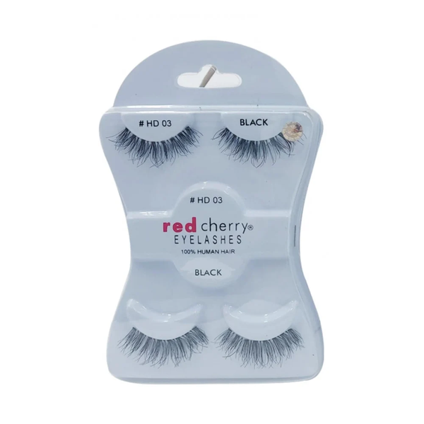 Red Cherry HD03 False Eyelash Set, 100% Sterilized Natural Hair