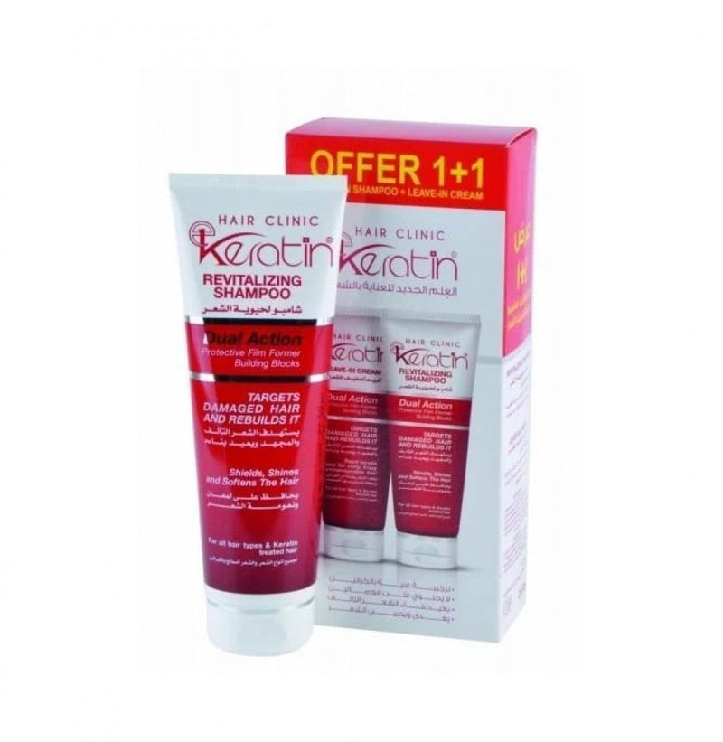 Eva Keratin Shampoo Amino Acid Infused 230ml 2 Pack