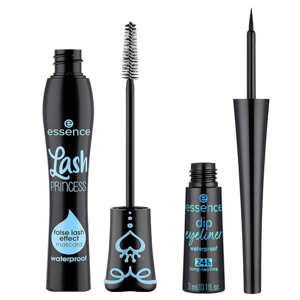 Essence Eye Makeup Set - Waterproof Eyeliner & Mascara - 2 Pieces