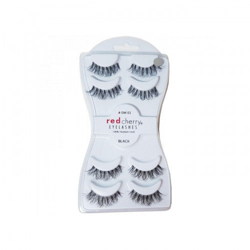 Red Cherry False Eyelashes DW 01 Self-Adhesive, 4 Pairs