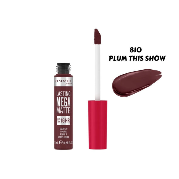 Rimmel London Lasting Mega Matte Liquid Lipstick 810 Bloom This Show
