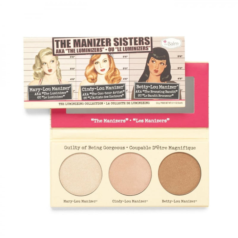 Best Highlighter Palette Trio Radiant Glow Shades The Balm Manzer Sisters
