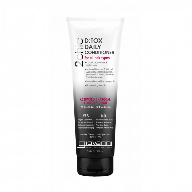 Giovanni Activated Charcoal and Volcanic Ash Hair Conditioner 250ml