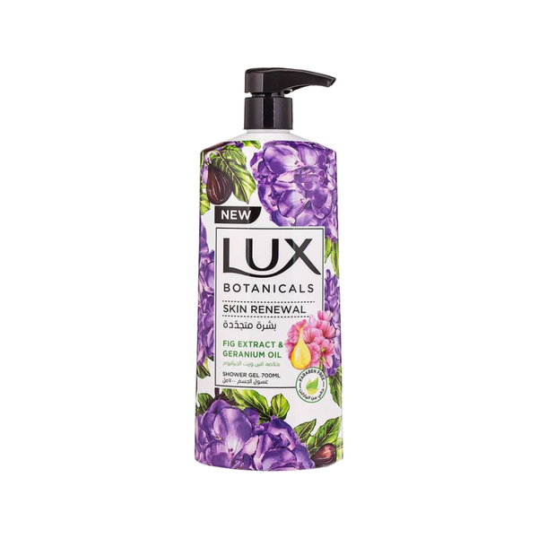 Lux Botanicals Body Wash, Fig Extract and Geranium Oil, 700 ml