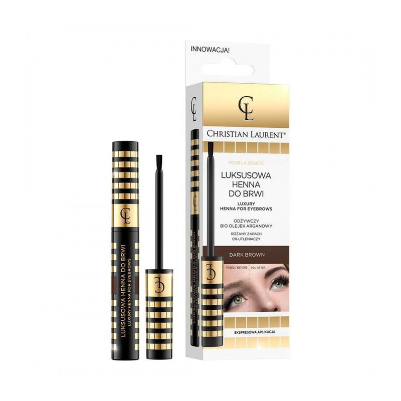 Christian Laurent Eyebrow Henna Dark Brown 6ml