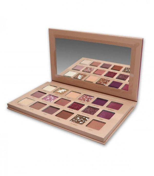 Makeover 22 Eyeshadow Palette, 18 Shades, Matte and Shimmer Finishes