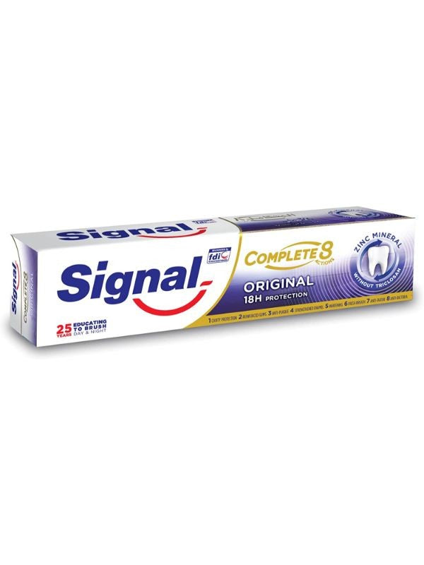Best Whitening Toothpaste Complete 8 Original Signal 75ml