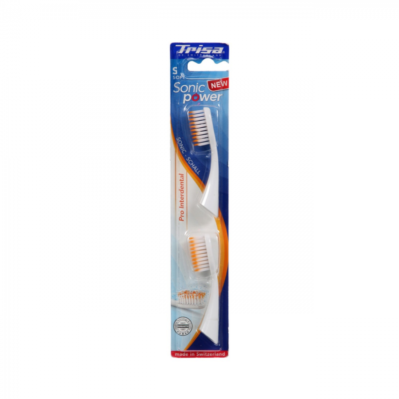 Trisa Soft Powder Toothbrush - Manual, Gentle Bristles