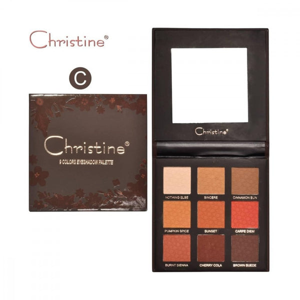 Christine 9-Color Eyeshadow Palette CH-E2213-C