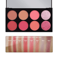 Revolution Sugar and Spice Blush Palette, 8 Shades, Matte and Shimmer