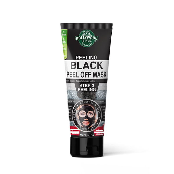 Charcoal Peel-Off Mask Blackhead Removal Pore Cleansing Hollywood Style 100ml