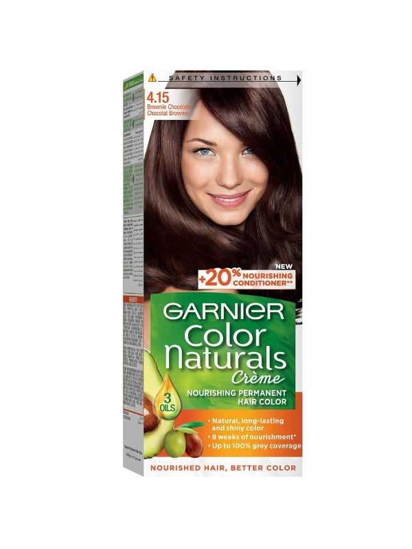 Garnier Color Naturals Hair Dye Chocolate Brown 4.15