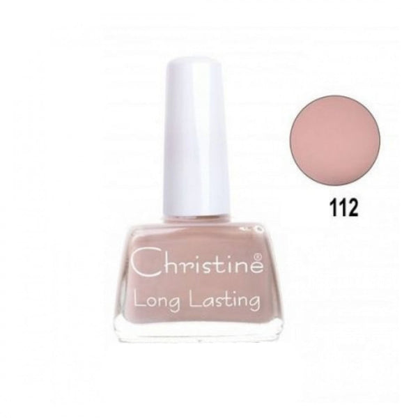 Christine Long Lasting Nail Polish, Shade 112, Glossy Finish