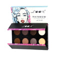 Look Rainbow Eyeshadow Palette 8-Color 04 Smoky Metallic Finish