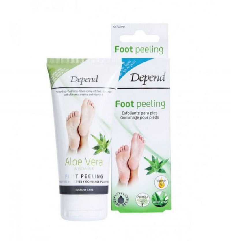 Depend Foot Scrub Aloe Vera Oil and Vitamin E 75ml