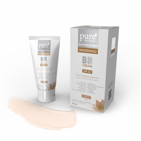 BB Cream SPF 25 Medium Shade Moisturising Tinted Face Base Pure Beauty 50ml