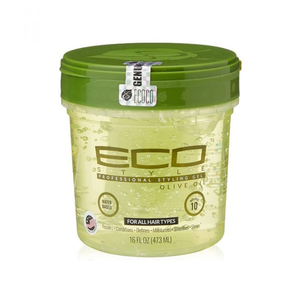 Eco Hair Gel Olive Oil Styling Firm Hold ECO Style 473ml