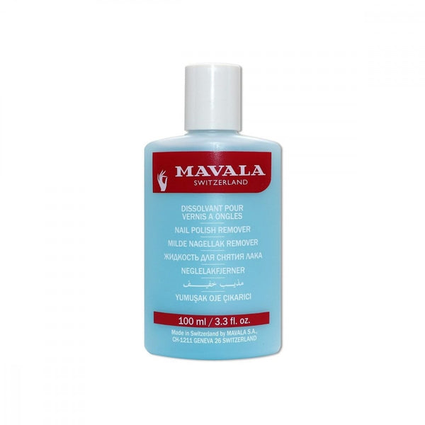 Mavala Nail Polish Remover Blue Acetone with Castor Oil 100ml