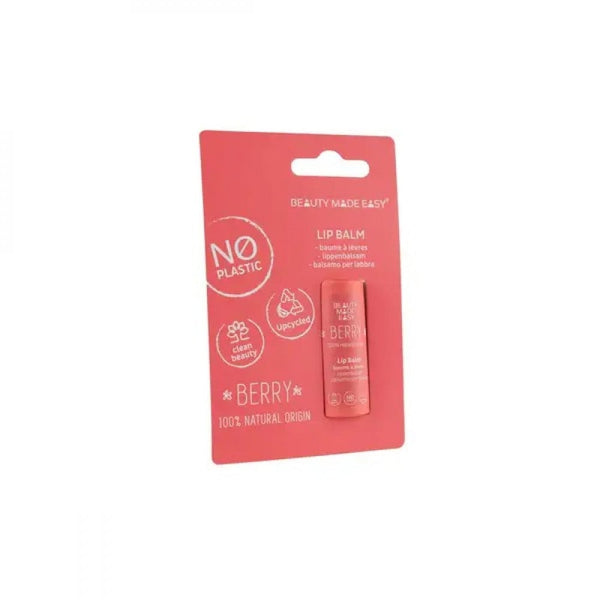 Beauty Made Easy Berry Natural Lip Balm with Vitamin A & D, 5.5g