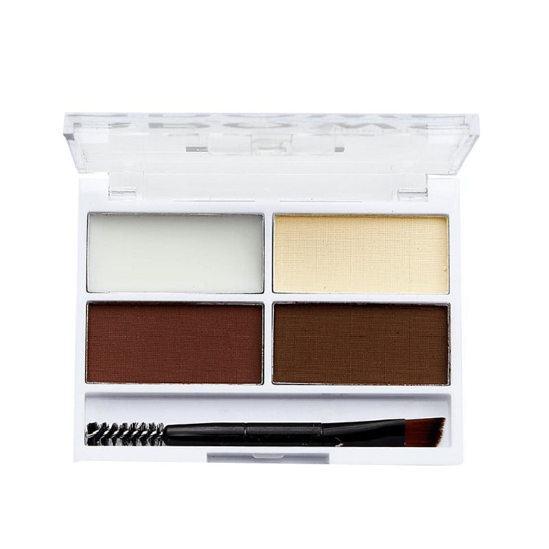 Relove Colour Colt Brow Powder Kit Dark Eyebrow Definition with Clear Wax and Brush