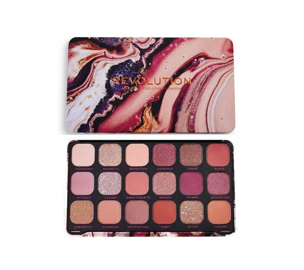 Revolution Forever Flawless Eyeshadow Palette Allure 18 Shades Matte Shimmer