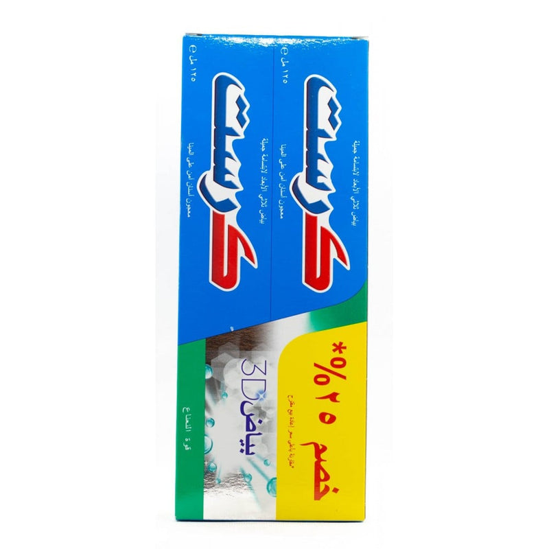 Crest 3D White 2-in-1 Toothpaste and Mouthwash Teeth Whitening 125ml