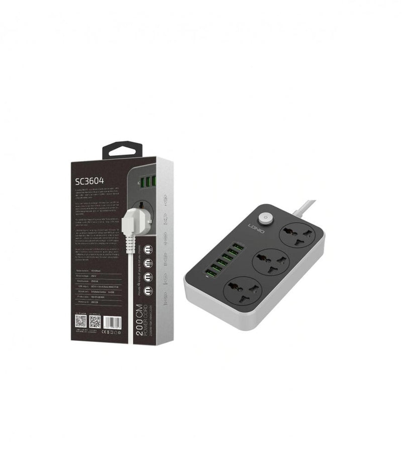 Best Power Strip with USB Ports Multi-Outlet Charging LDNIO 6 USB
