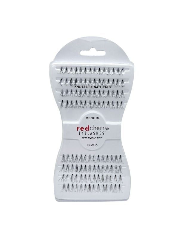 False Eyelashes Medium Natural Look Red Cherry Per Pair