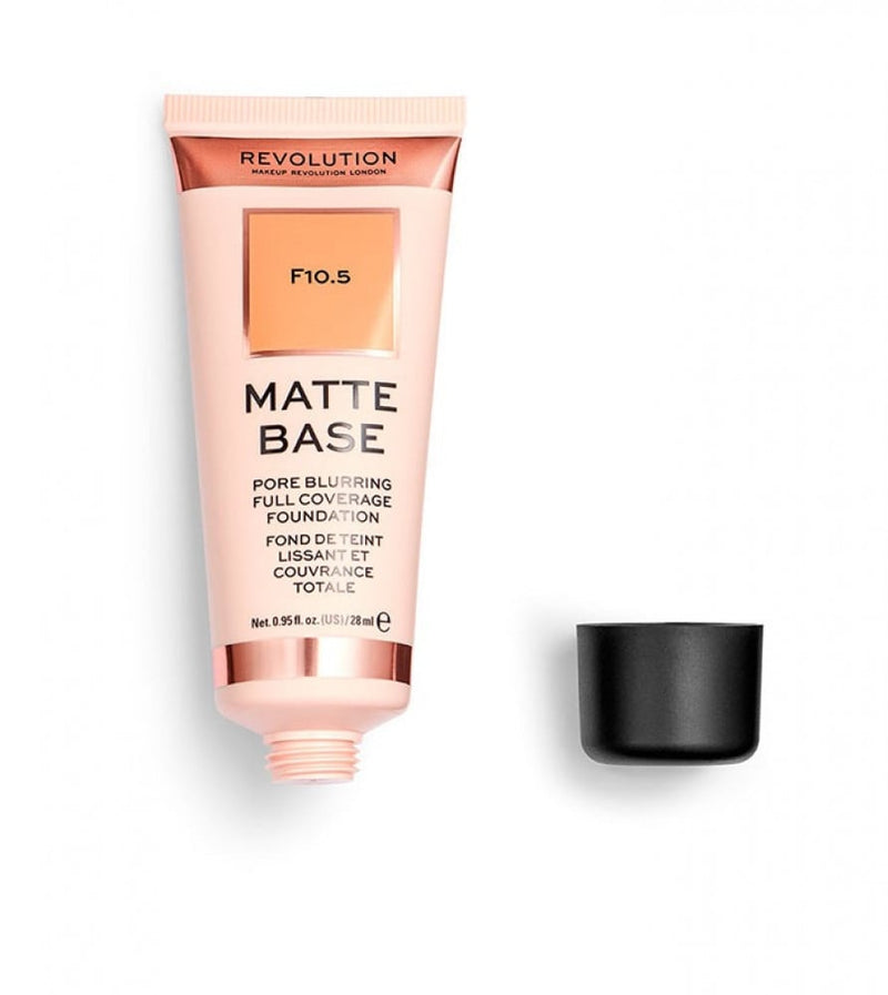 Revolution Matte Base Foundation F10.5 Oil-Free Full Coverage