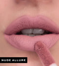 Revolution Matte Bomb Liquid Lipstick Nude Allure, Long-Lasting Matte