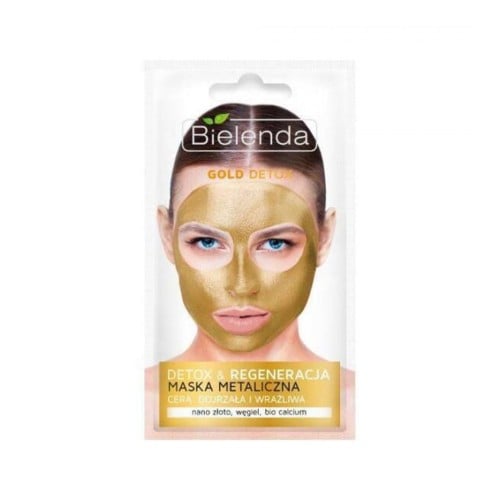 Baylinda Purifying Gold Face Mask with Activated Charcoal for Sensitive Skin 8g