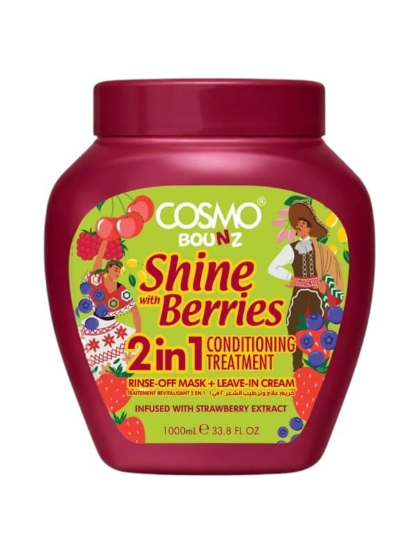 Cosmo Bounz 2-in-1 Conditioning Treatment Berry Extract 1000ml
