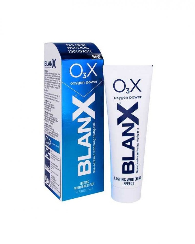 Blanx O3X Toothpaste Non-Abrasive Enamel Whitening Support, 75ml